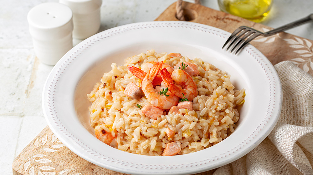 Edles Lachs-Risotto