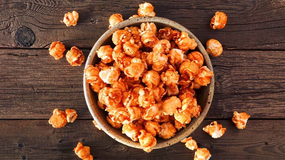 Popcorn mit Karamell & Zimt