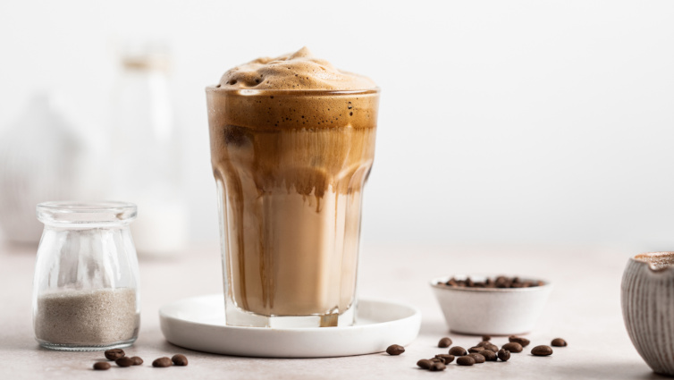 Eiskaffee-Rezept für Frappé