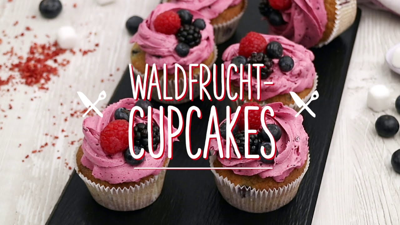 Waldfrucht Cupcakes • Koch-Mit