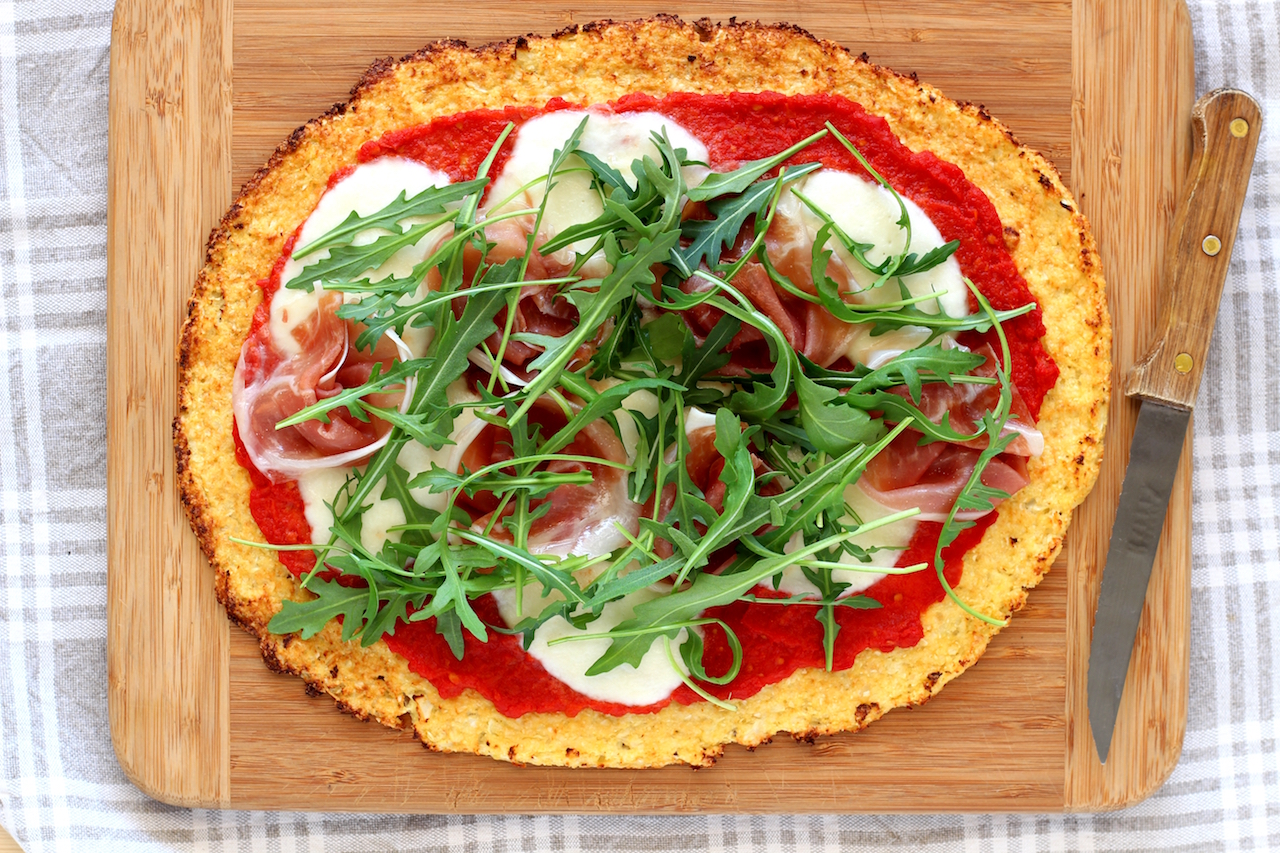 Glutenfreie Blumenkohl-Pizza