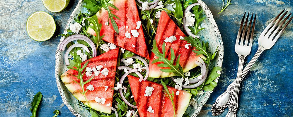 Gegrillte Wassermelone