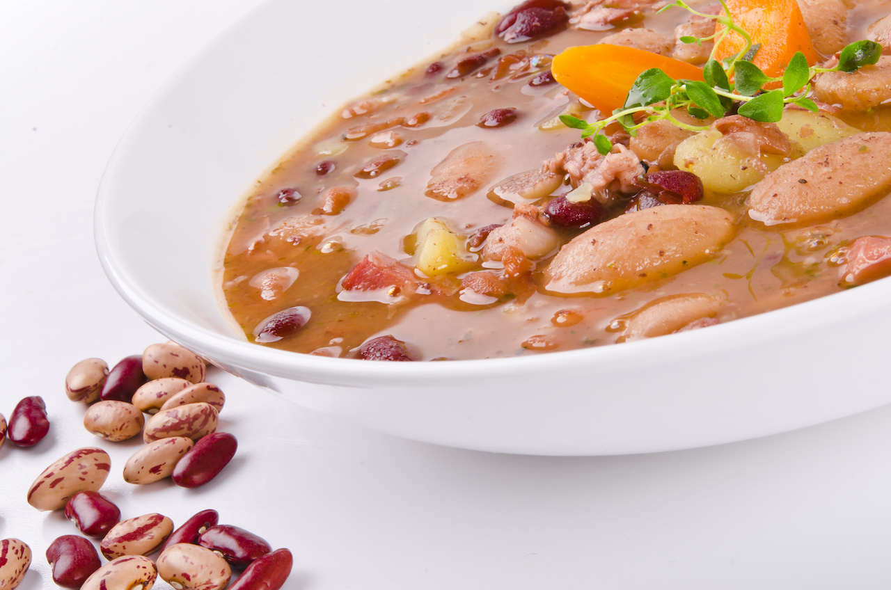Bohnensuppe ungarischer Art