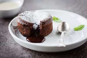 Schokokuchen mit flüssigem Kern