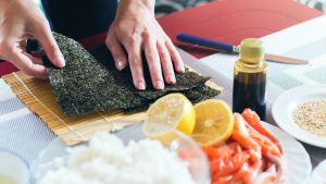 Sushi selbst machen mit Nori-Algen