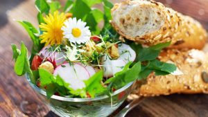 Gänseblümchen gehören zu den Wildkräutern und enthalten viele gesunde Inhaltsstoffe.