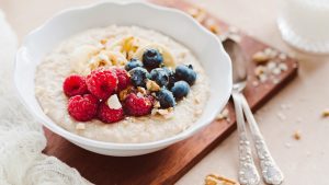 Overnight Oats mit Beeren