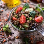 Clean Eating Linsensalat mit Gemuese