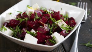 Salat mit roter Beete