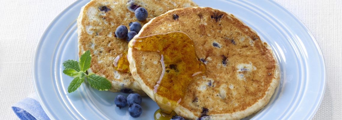 Blaubeer-Pfannkuchen