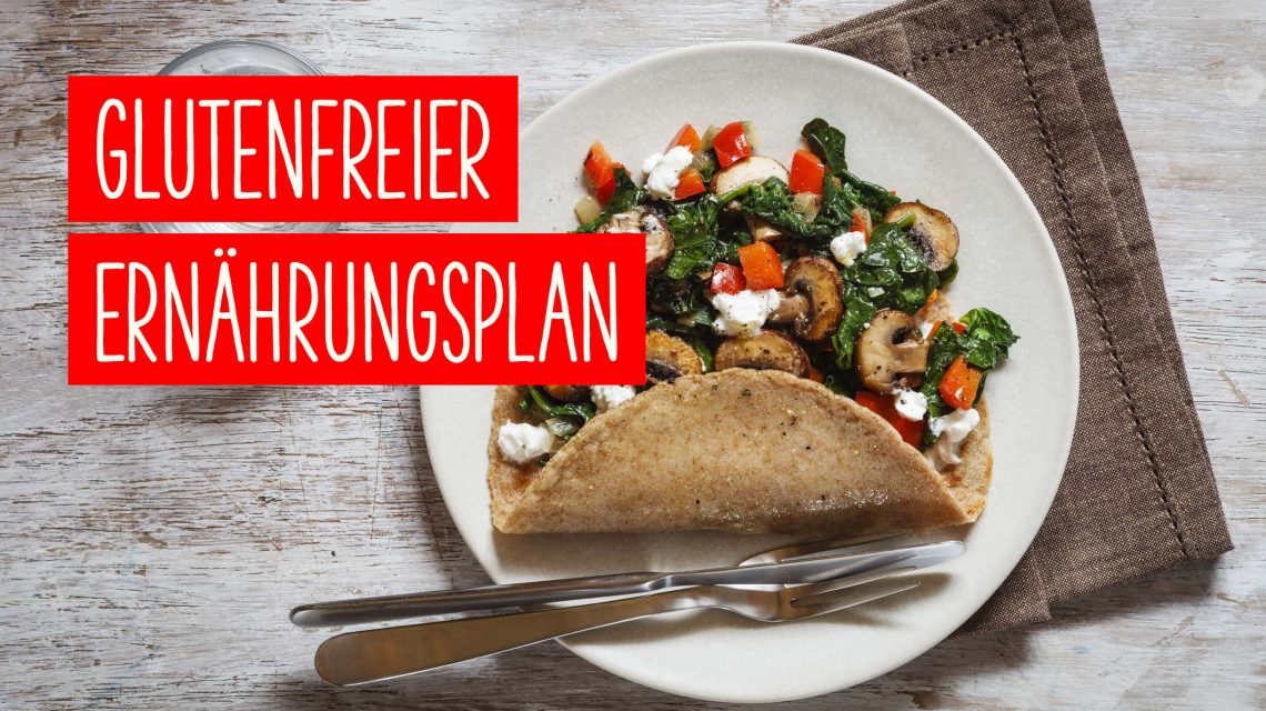 Drei Tage Ernaehrungsplan ohne Gluten