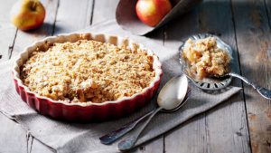 Apfel Crumble Erntedank