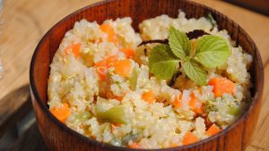 Quinoa Salat mit Möhren