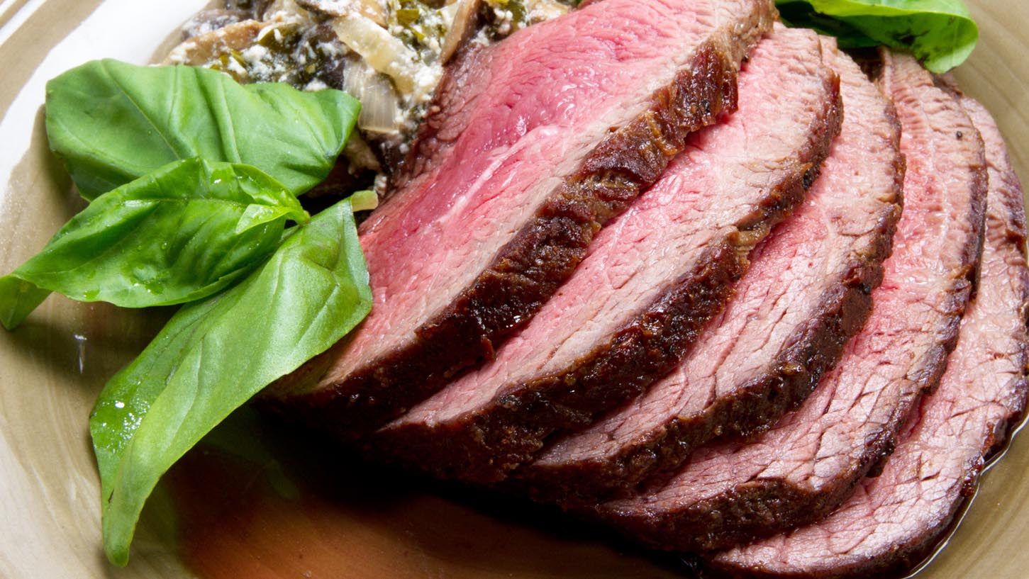 Kalbsfilet im Kräutermantel mit Orangen-Schnittlauchsoße • Koch-Mit