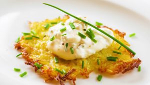Kartoffelpuffer aus 3 Zutaten mit Quark