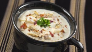 New England Clam Chowder, Muschelsuppe