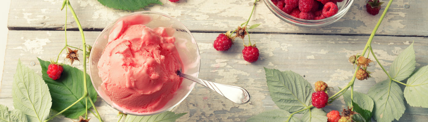 Kirschtomaten-Himbeer-Joghurt Sorbet • Koch-Mit