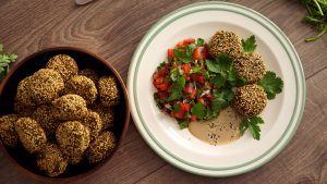Falafel aus Kichererbsen