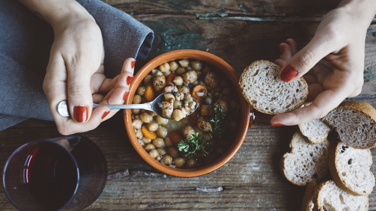 Kichererbsensuppe