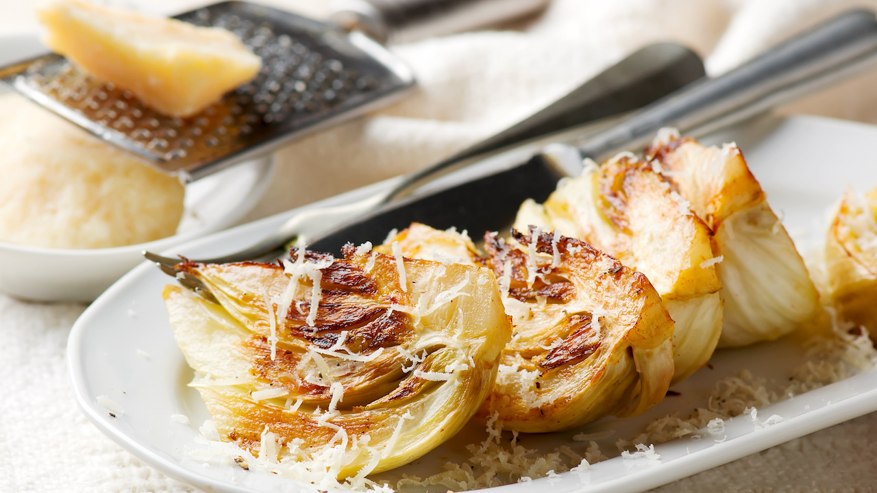 Karamellisierter Fenchel mit Parmesan • Koch-Mit