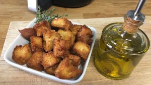 Knoblauchcroutons aus dem Philips Airfryer