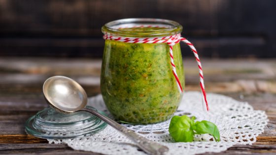 Pesto im Weckglas