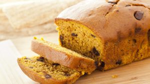 Kürbisbrot mit Schokostückchen