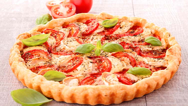 Tomate Mozzarella Quiche