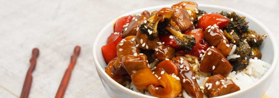 Schweinefilet mit Teriyaki-Soße