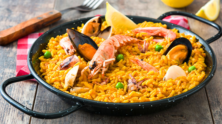 Schnelle Rezepte: Paella