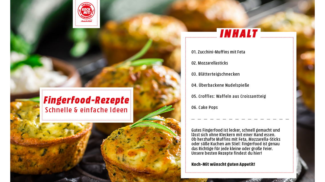 Ansicht-Rezeptheft-Fingerfood