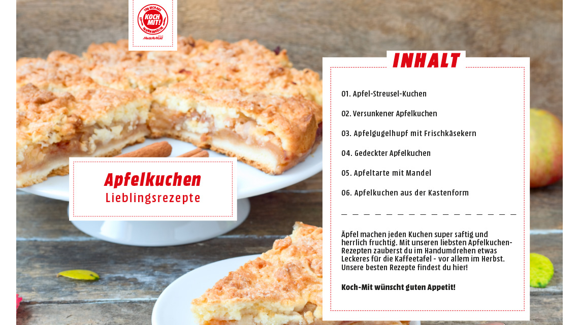 Rezeptheft-Apfelkuchen-Ansicht