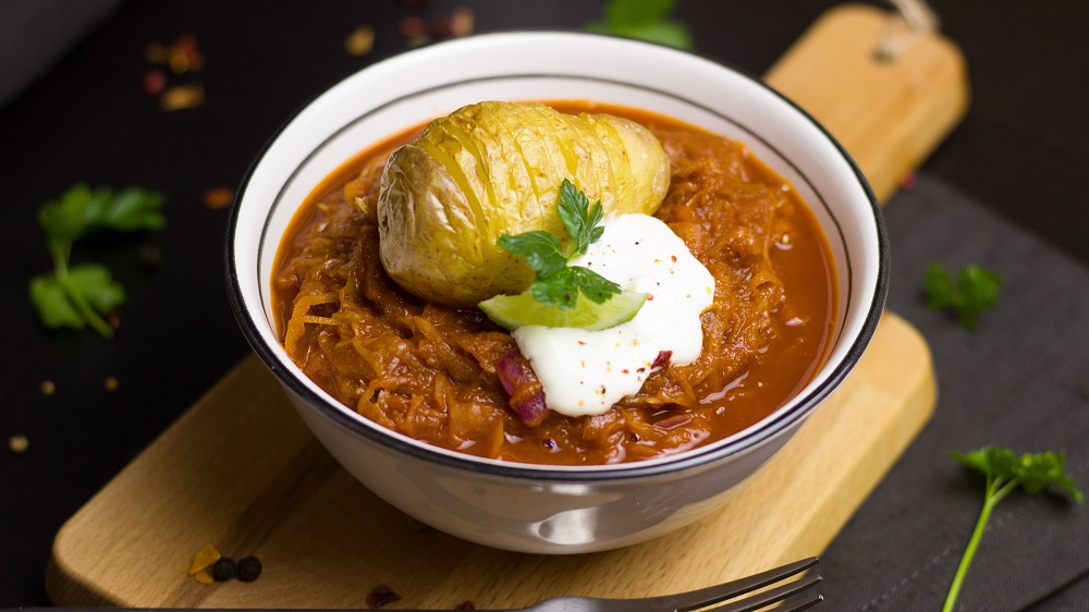 Deftiges Szegediner Gulasch mit Kartoffel