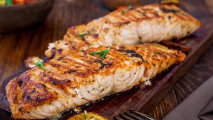 Lachs vom Grill