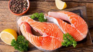 Lachs als Steak