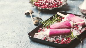 Eis selber machen: Cranberry mit Vanille