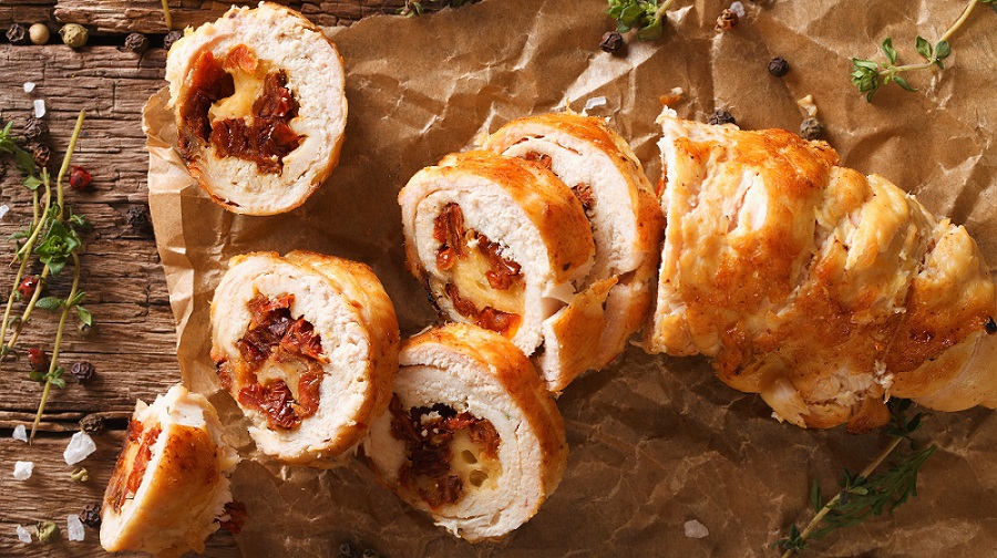 Hähnchenroulade