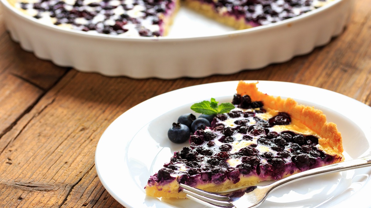 Das Rezept für Blaubeer Tarte mit Vanille • Koch-Mit