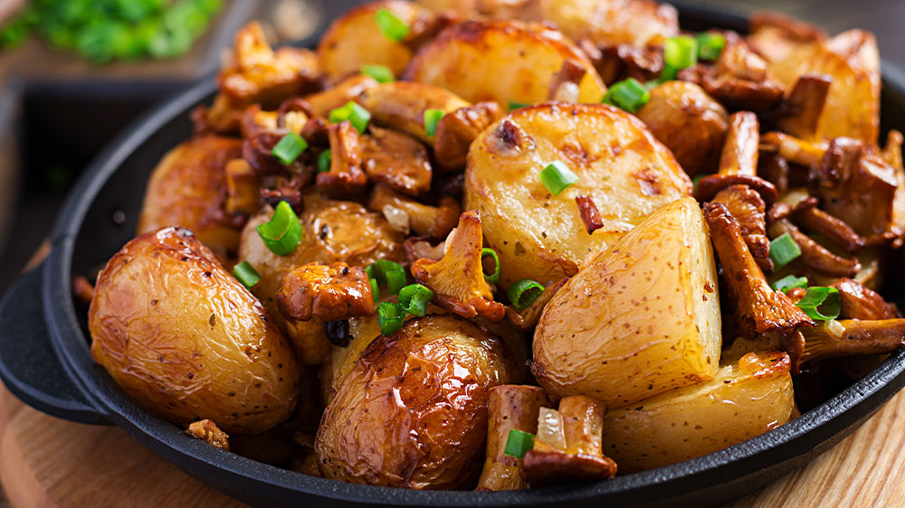 Gnocchi-Pfanne mit Pfifferlingen - Köstliches aus Italien • Koch-Mit