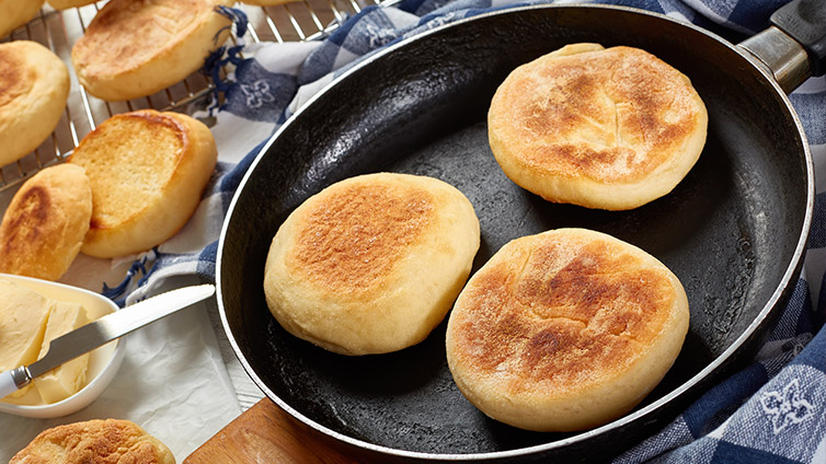 Frühstücksmuffins: die Grundlage sind Toasties