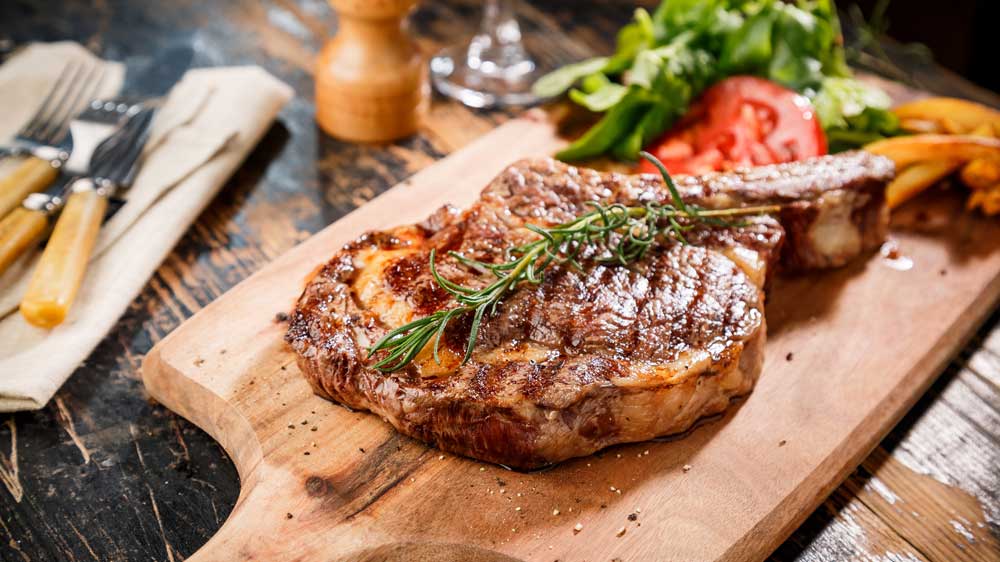 Entrecôte vom Tefal Optigrill, auf den Punkt gegart • Koch-Mit