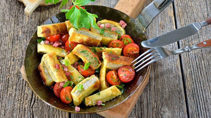 Gebratene Maultaschen - das schwäbische Original • Koch-Mit