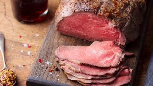 Braten vom Rind, in Scheiben geschnitten