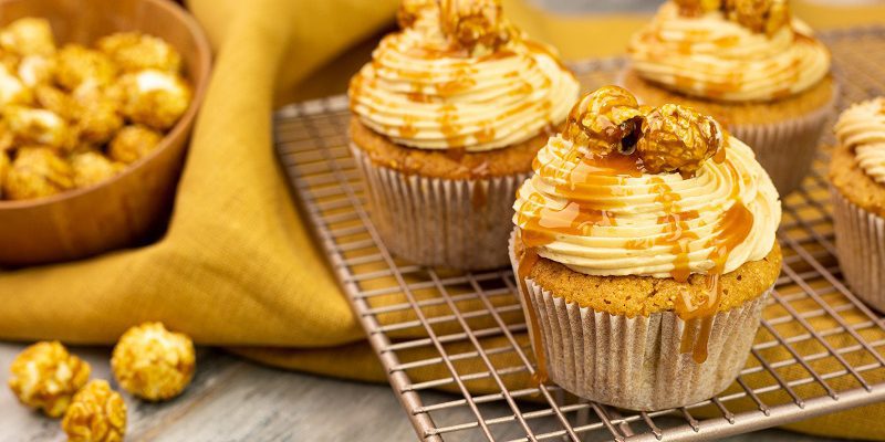 Popcorn-Cupcakes