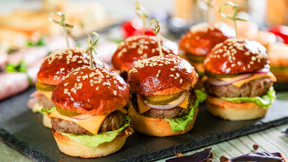 Mini-Burger | Rezept für köstliches Fingerfood • Koch-Mit