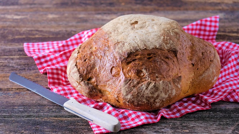 Knuspriges Joghurt-Krustenbrot aus dem Airfryer XXL • Koch-Mit