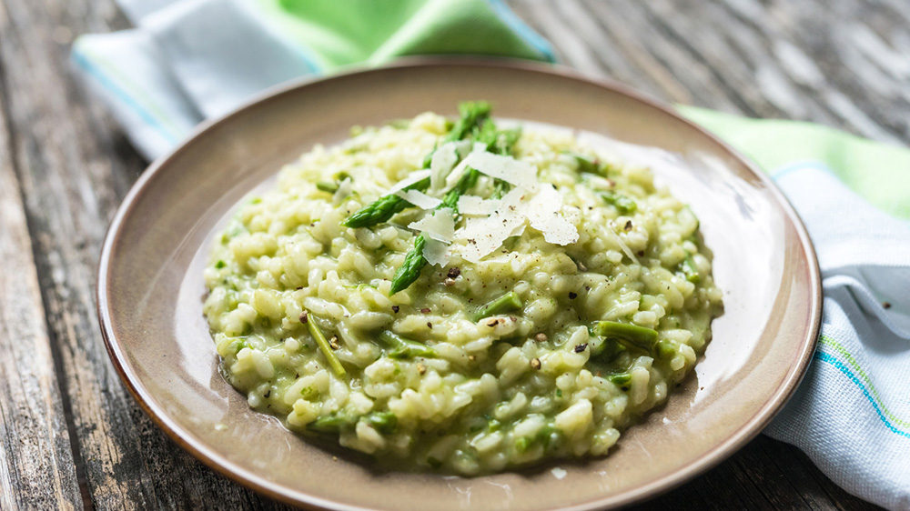 Cremig: Spargelrisotto