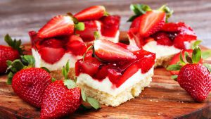 Erdbeerkuchen vom Blech