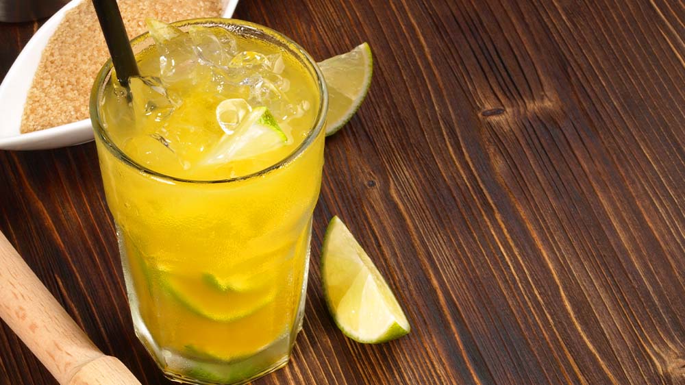 Der alkoholfreie Cocktail Ipanema im Glas