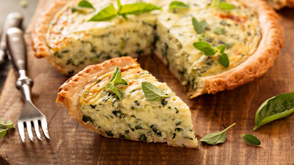 Saftige Quiche